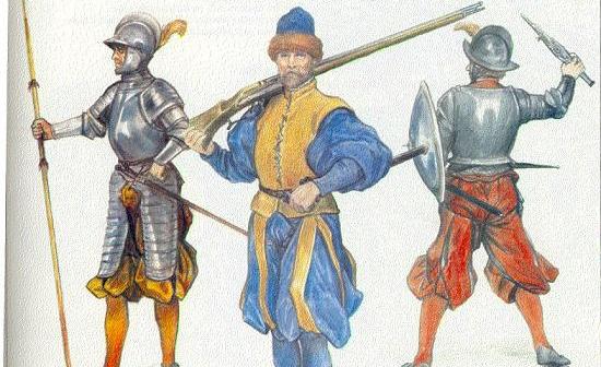 шведская пехота 16 век.